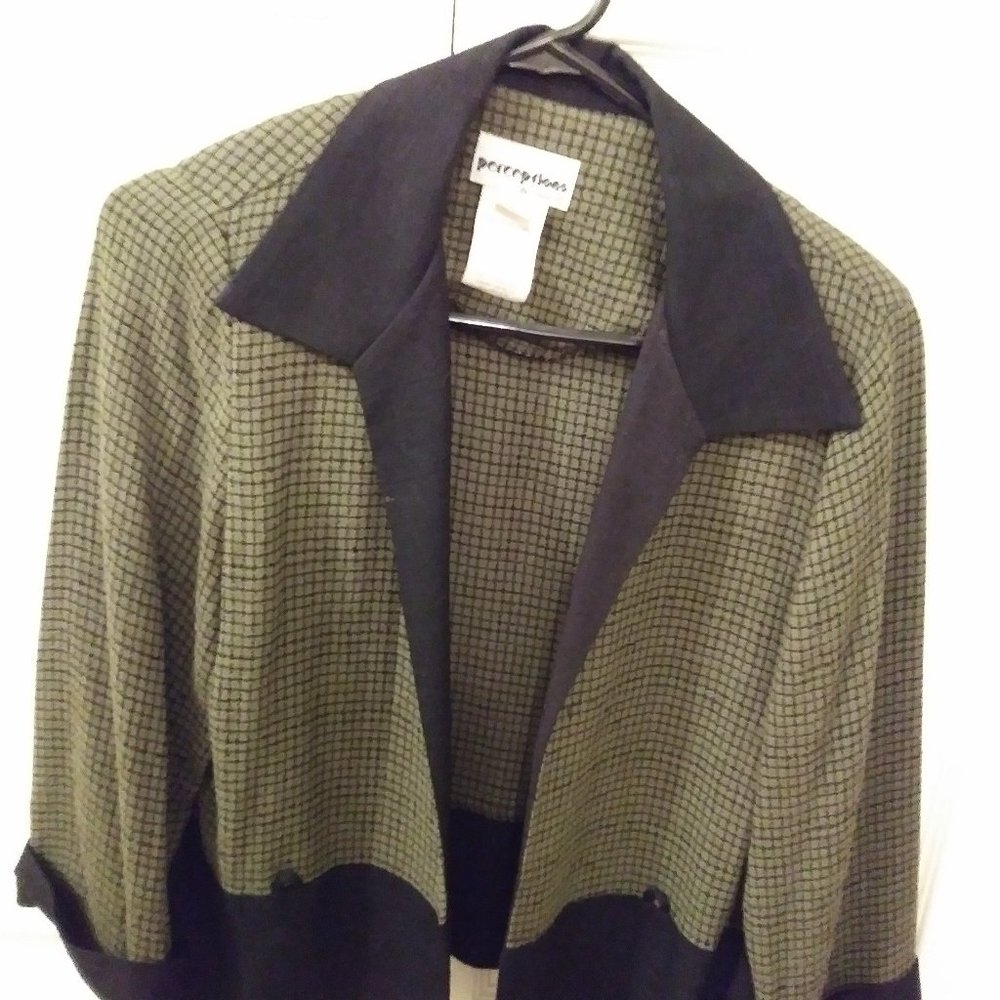 Beautiful black and olive jacket